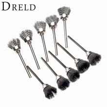 10pcs 15MM Steel Wire Cup Brush rotary Brushes rotary tool for mini drill burr deburring Buffing Polishing dremel accessories 2024 - buy cheap