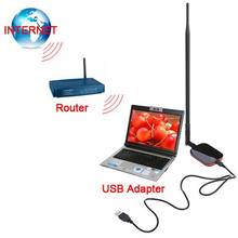 Adaptador USB inalámbrico de alta potencia, receptor Wifi de PC de largo alcance, antena Wifi, red Distance18dBi para escritorio/portátil 2024 - compra barato
