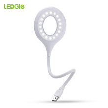 LEDGLE USB Reading Light 18LEDs Flexible Book Lamp for Power Bank PC Laptop Notebook Compute Read Lamp 2024 - buy cheap