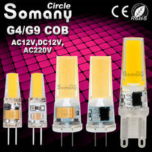 G4 G9 LED Lamp COB LED Bulb 6W 9W DC 12V AC 220V LED G4 G9 COB Light Dimmable Chandelier Spotlight Replace Halogen G4 G9 bulbs 2024 - buy cheap