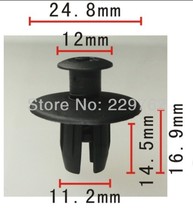 Free Shipping 100PCS Push Type Retainer For Ford Fasteners For Cars Auto Clips And Fastner Automotive Clips Snap Rivet 2024 - buy cheap