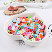 10g/pack 6mm Round Cup Solid Colours Pvc loose sequins Paillettes sewing Wedding craft, Kids Diy Women Garment Accessories 2024 - buy cheap