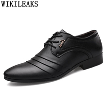 Party Men Oxford Shoes Men Office Shoes Gents Shoes Men Elegant Black Dress Wedding Footwear Mocassin Homme Herenschoenen Sapato 2024 - buy cheap