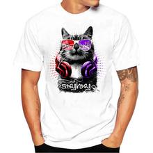 Dropshipping Summer New Fashion Brand Clothing shirt Men Short Sleeve T Shirt Men Print Tees Casual Plus Size T-Shirts wholesale 2024 - buy cheap