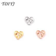 TDIYJ Travel the World Charm Zinc Alloy Heart Global World Map Slide Charm For 10mm Mesh Bracelet 12Pcs/lot 2024 - buy cheap