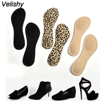 Velishy 1 Pair High Heels Sponge 3D 4D Shoe Insoles Cushions Pads DIY Cutting Arch Support Orthotic Feet Care Massage 2024 - buy cheap