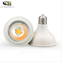 Free Shipping High quality COB PAR20 PAR30 PAR38 led lamps Light E27 15W Dimmable COB led spotlight, warm white LED Bulb 2024 - buy cheap
