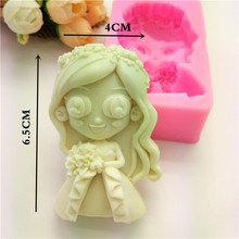 Happiness Bride Silicone Cake Mould, Chocolate Mould DIY, Cake Decorating Tools, Kitchen Accessories LH08 2024 - buy cheap