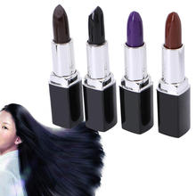 Hot Sale Plant Extracts Disposable Temporary Hair Dye Coloring Pen Pencil Stick Lipstick Covering White Hair 2024 - buy cheap