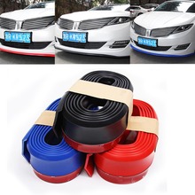 2.5M CAR BUMPER LIP SKIRT STICKER ANTI SCRATCH SPOILER SUV STYLING FRONT RUBBER PROTECTOR SPLITTER VALANCE CHIN PROTECTIVE TRIM 2024 - buy cheap
