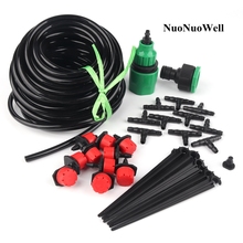 10m Micro Drip Irrigation Kits System Home Garden Automatic Watering System 4/7mm Hose With Adjustable Drippers Irrigation Set 2024 - buy cheap