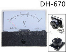 Medidor de voltímetro de Panel, DH-670/CQ-670, 50V, 100V, 200V, 250V, 300V, 450V, 500V, CA 2024 - compra barato