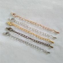 20pcs/lot 5/7cm Extended&Extension Chain with Lobster Clasps for Bracelet Necklace Extended Chain Bulk for DIY Jewelry Making 2024 - buy cheap