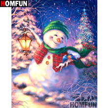 HOMFUN Full Square/Round Drill 5D DIY Diamond Painting "Cartoon snowman" Embroidery Cross Stitch 5D Home Decor Gift A13886 2024 - buy cheap