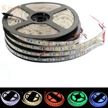 5m/roll flexible LED Strip light SMD 5050 waterproof IP65 60Led/m DC12V White/Warm whit / Red /Green /Blue/RGB decoration lamp 2024 - buy cheap