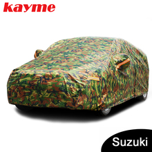 Kayme waterproof camouflage car covers outdoor sun protection cover for Suzuki grand vitara swift sx4 jimny samural 2024 - buy cheap