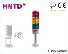 Новый HNTD 55 стержневой тип 24 В часто яркий 3-слойный со зуммером светодиодный индикатор светильник CNC станок Предупреждение ждающий фонарь 2024 - купить недорого