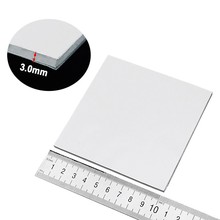 5 Pcs Gdstime 100x100x3mm Whiter Laptop IC Card VGA CPU Heat Sink Cooling Silicone Pad Conductive Compound Thermal Pad 3mm White 2024 - buy cheap