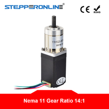 14:1 Planetary Gearbox Nema 11 Stepper Motor 0.67A 4-lead  for DIY CNC Robot 3D Printer 2024 - buy cheap