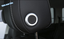 Lapetus Auto Styling Seat Head Pillow Headrest Adjustment Button Cover Trim 2 Piece ABS For Volkswagen Passat B8 2016 2017 2018 2024 - buy cheap