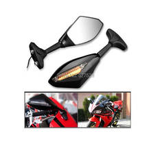 2pcs View Rearview LED Turn Signal Mirrors for Kawasaki Ninja ZX6R ER6F 636 Z750S Z750 ZX9R 2024 - buy cheap