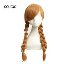 ccutoo 65cm Kirigakure.Ao no Exorcist,Anna Mix Blonde Braid Long Synthetic Hair Cosplay Party Wig 2024 - buy cheap