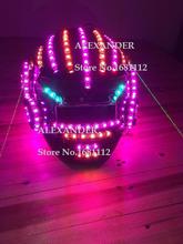 Светодиодный шлем/светящийся шлем/робот-Александр 2024 - купить недорого
