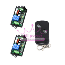 Interruptor sem fio 2015 v 1ch 10a, receptor e transmissor, sistema de controle remoto para porta de garagem