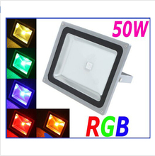 50W Cool White Warm White RGB Remote Control LED Floodlight Flood Light Outdoor Lighting 2024 - buy cheap