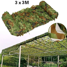 Tienda de campaña militar para caza, trajes Ghillie, cubierta de coche, Red de camuflaje para parasol, Paintball, bosque, 3M x 3M 2024 - compra barato