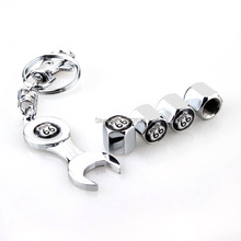40 x Car Styling Stainless Steel Zinc Alloy Wheel Tire Valve Stems Caps Route 66 Universal Fit With Mini Wrench Key Chain 2024 - buy cheap