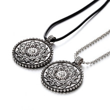 Viking Pendant Necklaces Flower of Life Dome Sacred Geometry Women Om Yoga Chakra Mandala Lotus Necklace  Religious Jewelry 2024 - buy cheap