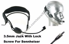 Micrófono de auriculares con cabezal condensador ME3-EW MICWL para Sennheiser G1 G2 G3 inalámbrico 2024 - compra barato