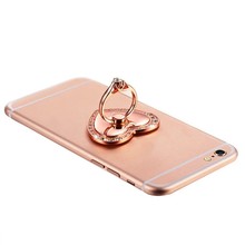 Luxo coração forma diamante dedo anel titular universal suporte do telefone móvel para o iphone x 8 7 plus samsung s9 s8 todos os smartphones 2024 - compre barato