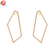 Cordial Design 100Pcs 15*39MM Jewelry Accessories/Gold Geometry Shape/Charms Earrings Connectors/Hand Made/DIY/Earring Findings 2024 - buy cheap