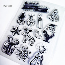 Panfelou páscoa presente transparente silicone borracha clara selos dos desenhos animados para scrapbooking/diy páscoa casamento álbum 2024 - compre barato