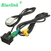Biurlink Car CD RCD510 RNS315 Replacement USB AUX IN Socket Switch Cable Adapter For Volkswagen Passat B6 B7 CC GOLF MK6 2024 - buy cheap