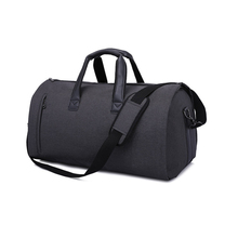 Bolsa de viaje para ropa 2 en 1 con compartimento para zapatos, traje Convertible, bolsa de lona de viaje, bolsa de transporte con correa de hombro para equipaje t0 2024 - compra barato