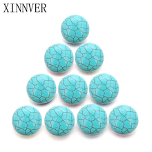 10pcs/lot Wholesale Mixed Style 18mm Natural Stone Snap Resin Buttons Jewelry Fit Snap Bracelets Bangle For Women 2024 - buy cheap