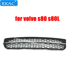 RKAC HOT SALES ABS Car Styling Grill  front grills  Grille  with chrome strip for volvo s80 s80L  Auto Accessories 2007-2012 2024 - buy cheap