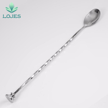 1Pc Stainless Steel Taper Tail Bar Spoon Swizzle Stick Stirrer Bar Mixing Spoon Cocktail Drink Sticking Barware Bartender Tools 2024 - buy cheap