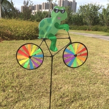 Hbb moinho de vento para ciclismo, tartaruga única, corta-vento, decoração para quintal, jardim, gramado 2024 - compre barato