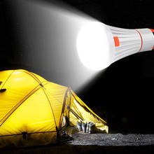 Портативный светодиодный фонарь, 6 дюймов, 3 Вт, фонарь для кемпинга, подвесной светильник, рабочий светильник AAA/18650, 4 режима, для палатки, походов, аварийной ситуации 2024 - купить недорого