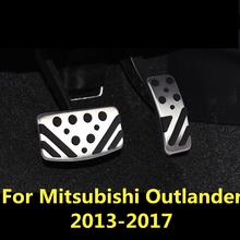 Para Mitsubishi Outlander 2013-2017 cubierta de estilo de coche Pie de acero inoxidable Gas/gasolina/aceite freno de la lámpara de descanso Pedal de ajuste 2024 - compra barato