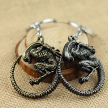 Movie Aliens Predator Keychain 3D Game AVP Key Chains Alien Queen Metal Pendant Keyring Men Women Jewelry Gift fans Souvenir 2024 - buy cheap