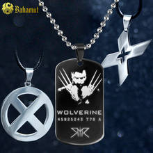 Bahamut Titanium Steel Jewelry X-Men Logan Pendant Necklace Dog Tag 2024 - buy cheap