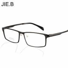 JIE.B Fashion moldura Glasses men women aluminum+Titanium Eyeglasses Optical glasses frame myopia prescription Eye glasses Frame 2024 - buy cheap