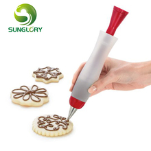 Kitchen Bakeware DIY Pastry Decoration Pen Cake Decorating Icing Piping Cream Syringe Tools Baking Cookie Pens Cupcake Mold 2024 - buy cheap