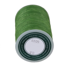 Cordão encerado plano de couro, 78m, 0.8mm, faça você mesmo, fio de costura, verde claro 2024 - compre barato