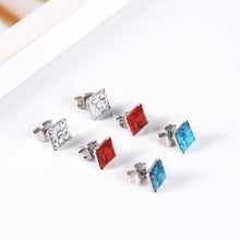 OUFEI Stainless Steel Jewelry Woman Stud Earrings Gifts for women Fashion Jewelry Accessories Mass Effect Wholesale lots bulk 2024 - buy cheap